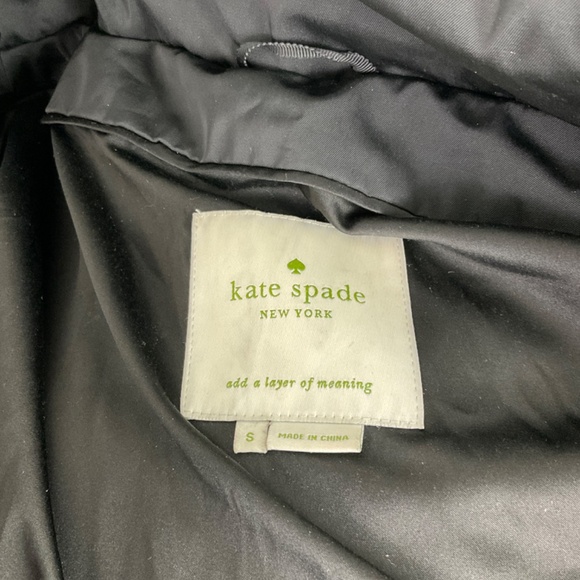 Kate Spade Bow Down Puffer Coat FLAW - Picture 9 of 13